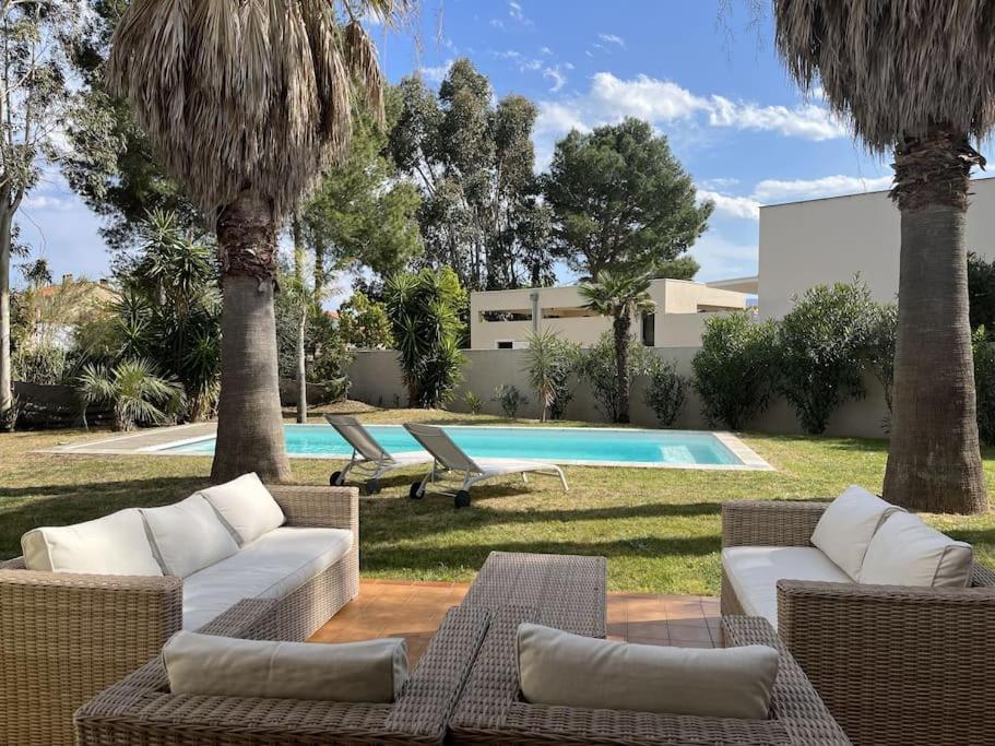 Villa Avec Magnifique Piscine Et Grand Jardin, A 2 Pas Du Golf Et De La Plage Saint-Cyprien  Exterior foto